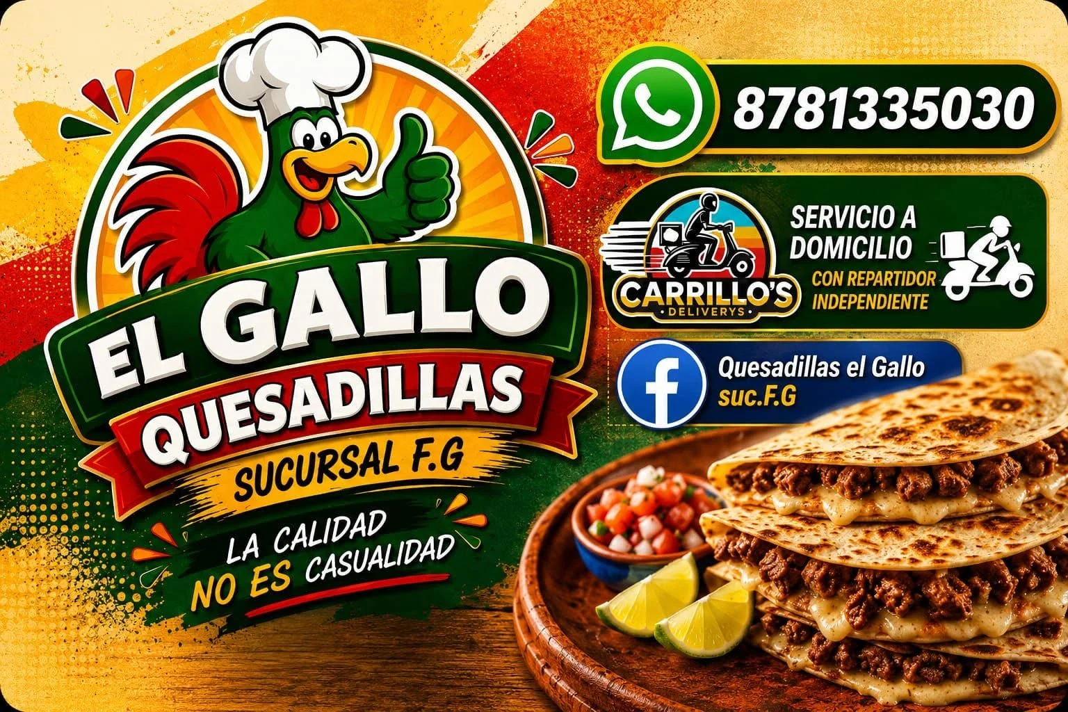 Quesadillas El Gallo Sucursal F.G.
